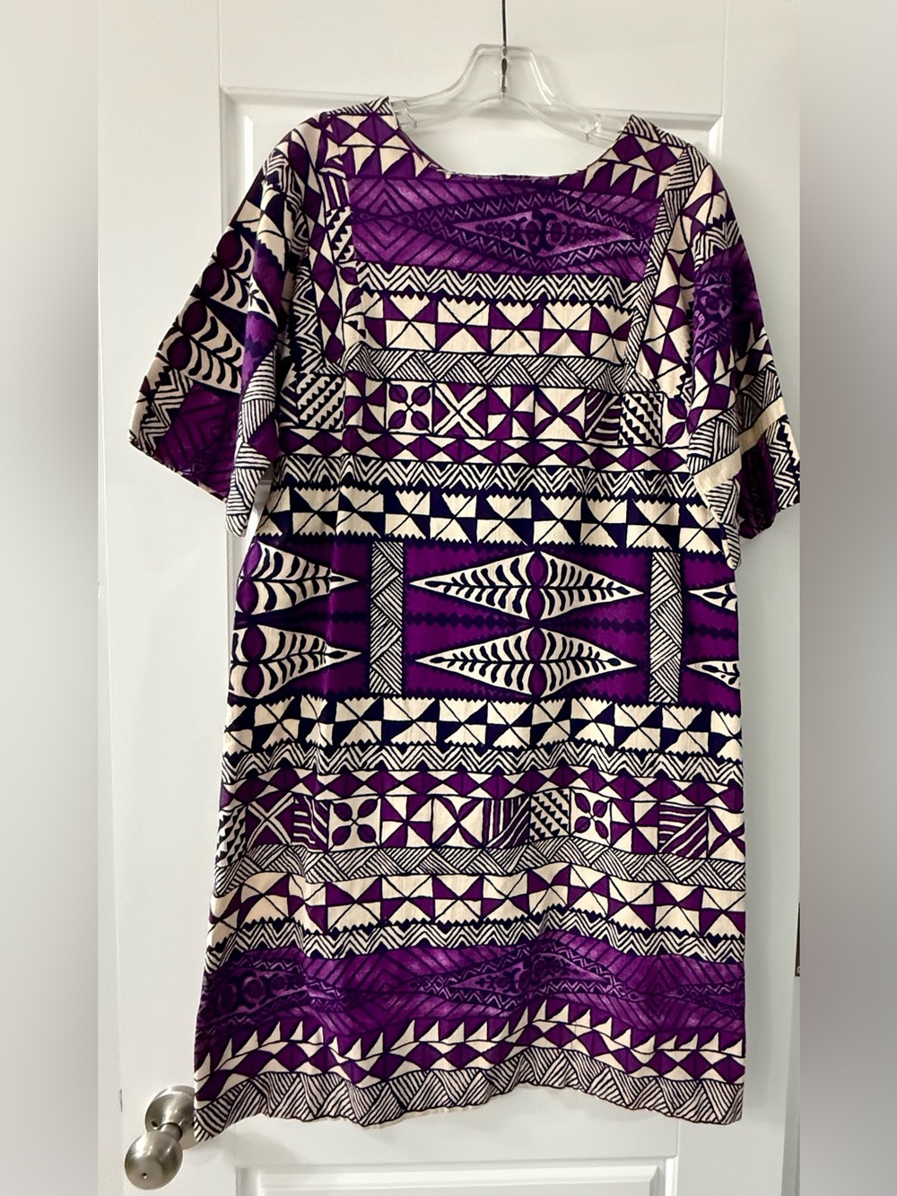 Vintage Hawaiian Shift Dress, 💯 cotton barkcloth, so cool!